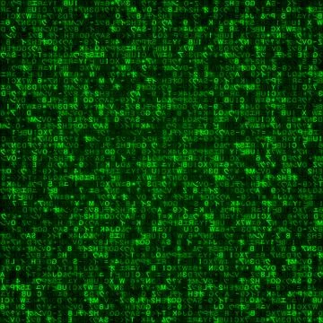 Virtual reality, abstract green technology background, vector illustration 库存插图