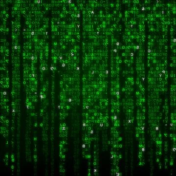 Virtual reality, abstract green technology background, vector illustration 스톡 일러스트