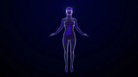 Virtual reality and digital transformation experience with the metaverse Stock Footage 246929438