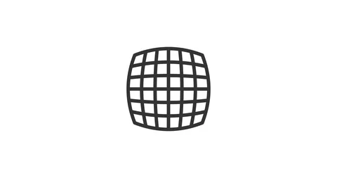 Virtual reality animated outline icon Stock Footage 129249505
