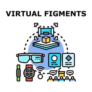 Virtual reality augmented gaming experience and innovation Stock Illustration