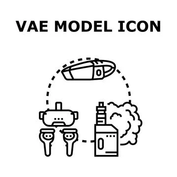 Virtual reality augmented gaming experience icon concept Illustrazione stock