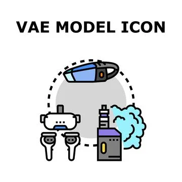 Virtual reality augmented gaming experience icon concept Stock Illustration