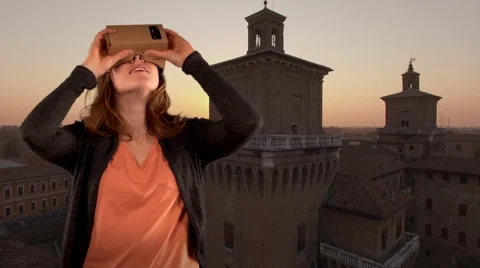 Virtual reality composition Stock Footage 61799399
