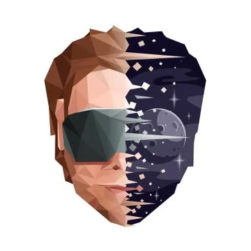 Virtual Reality Concept Stock Illustration