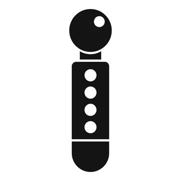 Virtual reality controller using for playing games icon Stock Illustration
