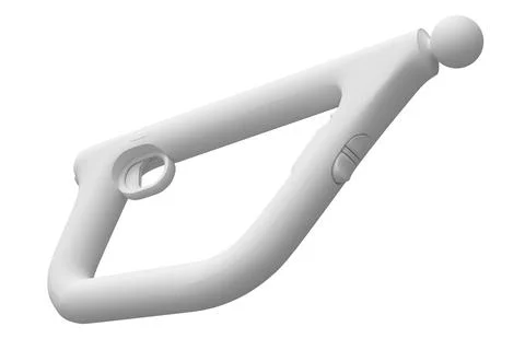 Virtual reality controllers for online and cloud gaming on white background Stock Illustration