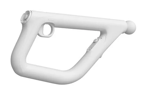 Virtual reality controllers for online and cloud gaming on white background Stock Illustration