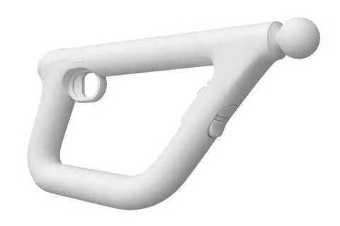 Virtual reality controllers for online and cloud gaming on white background Illustrazione stock