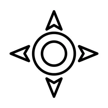 Virtual reality cursor Stock Illustration
