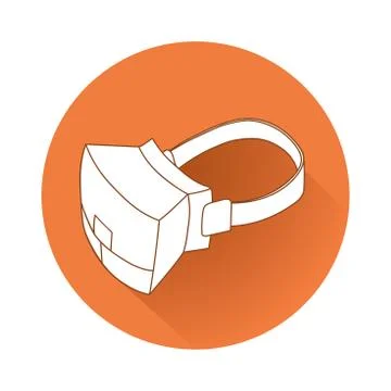 Virtual reality device Ilustração Stock