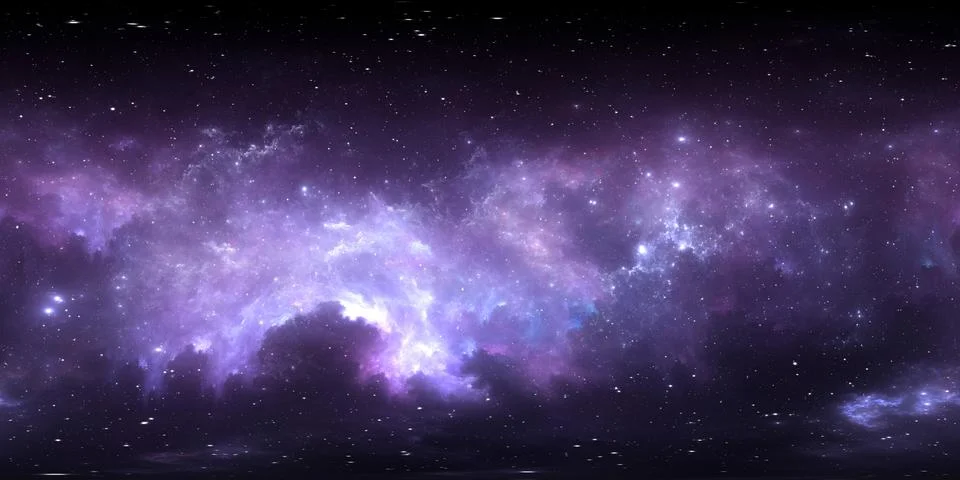 Virtual reality environment 360 HDRI map. Space equirectangular projection Stock Illustration