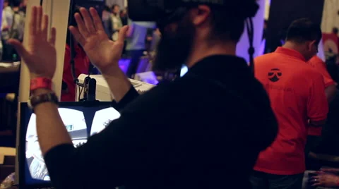 Virtual Reality Expo 15 Stock Footage 49022157