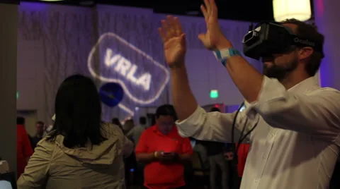 Virtual Reality Expo Stock Footage 48348211