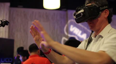 Virtual Reality Expo Stock Footage 48518063