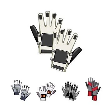 Virtual reality gaming gloves for digital interaction Illustrazione stock