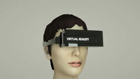 Virtual reality glasses Stock Footage 102416643