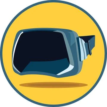 Virtual reality glasses Stock Illustration