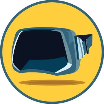 Virtual reality glasses Stock Illustration