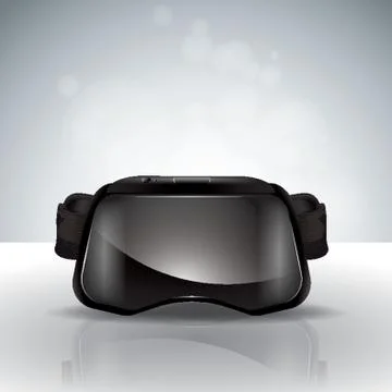 Virtual Reality Glasses Illustrazione stock