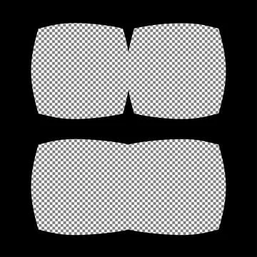 Virtual reality glasses template with space to insert your image or video Stock Illustration