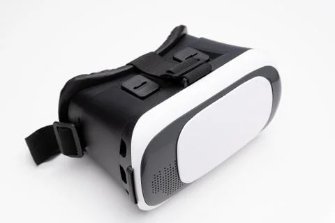 Virtual reality glasses on white background Stock Photos