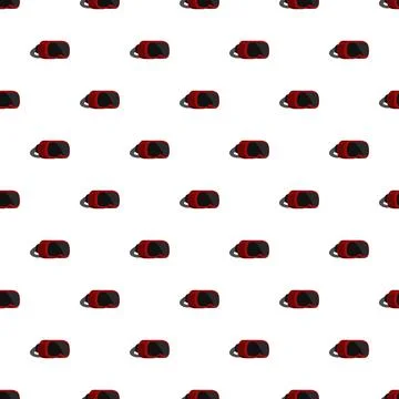 Virtual reality goggles creating seamless technology pattern Stock Illustration