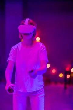 Virtual reality goggles Stock Photos