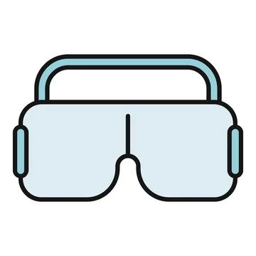 Virtual reality goggles preparing for metaverse exploration 스톡 일러스트