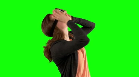 Virtual reality head set Stock Footage 61760771
