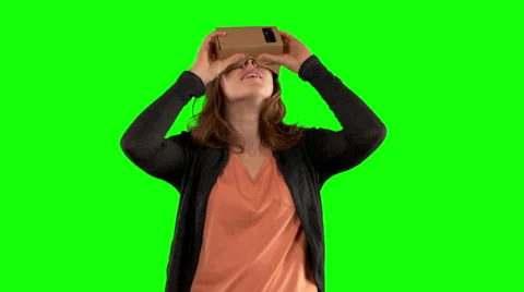 Virtual reality head set Stock Footage 61764297