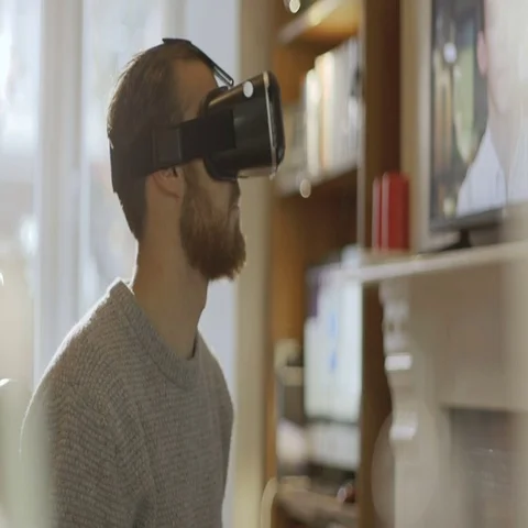 Virtual Reality Headset Stock Footage 69481788