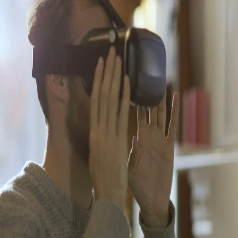 Virtual Reality Headset Stock Footage 69482217