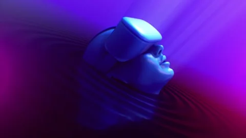 Virtual Reality Headset Stock Footage 264580118