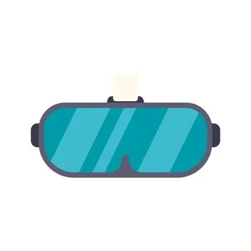 Virtual reality headset for gaming and digital experience Stock Illustration