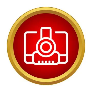 Virtual reality headset icon displaying digital technology Stock Illustration