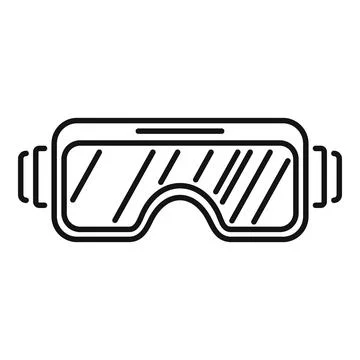 Virtual reality headset icon experiencing immersive digital metaverse 스톡 일러스트