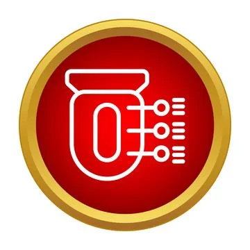 Virtual reality headset icon with interface connection Stockillustratie