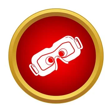 Virtual reality headset icon for modern technology concepts 스톡 일러스트