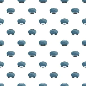 Virtual reality headset icon seamless pattern background Illustrazione stock
