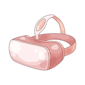 Virtual reality headset Stock Illustration