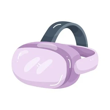 Virtual reality headset Stock Illustration