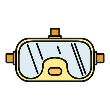 Virtual reality headset for immersive gaming and digital experiences Stock Illustration