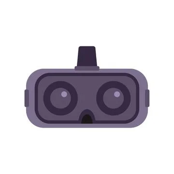Virtual reality headset for metaverse gaming and simulation Illustrazione stock
