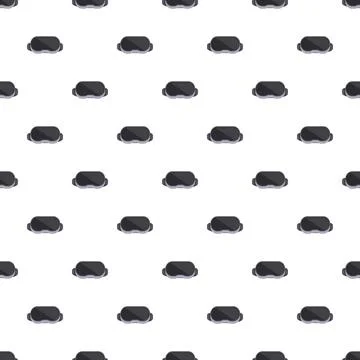 Virtual reality headset pattern representing modern technology and gaming Illustrazione stock
