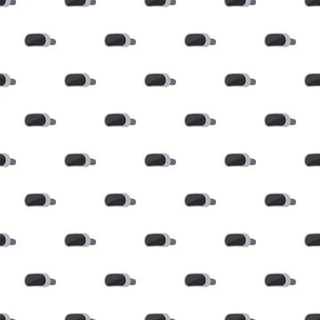 Virtual reality headset pattern technology seamless background Illustrazione stock