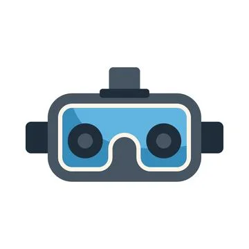 Virtual reality headset providing immersive experience 스톡 일러스트