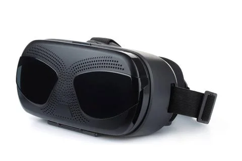 Virtual reality headset Virtual reality headset isolated on white Copyrigh... Foto stock