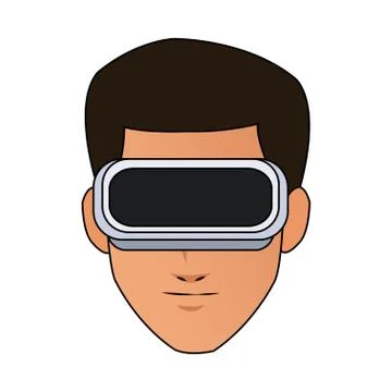 Virtual reality icon image イラスト素材