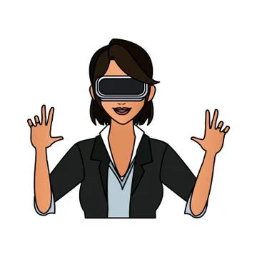 Virtual reality icon image イラスト素材